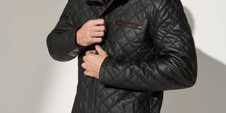 Quilted Italian Lambskin Leather Coat - image 2