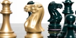 Man Ray Chess Set with Geometric Pieces - image 3