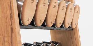 NOHRD Walnut Dumbbell Set with Rack - image 2