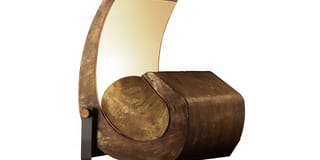 Escargot Brass Floor Lamp by Le Corbusier - image 1