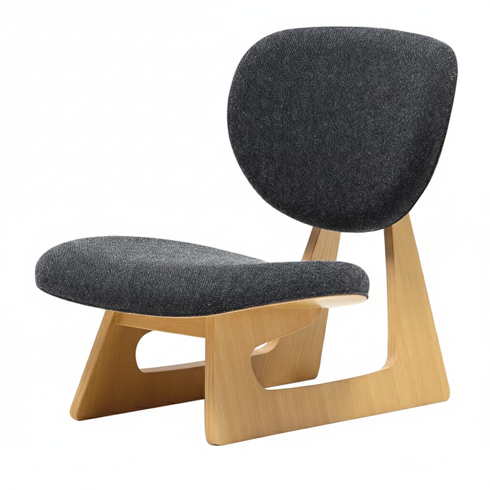 Tendo Mokko Low Chair by Sakakura Junzo