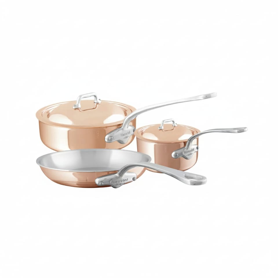 Mauviel M'Heritage Copper Induction Cookware Set